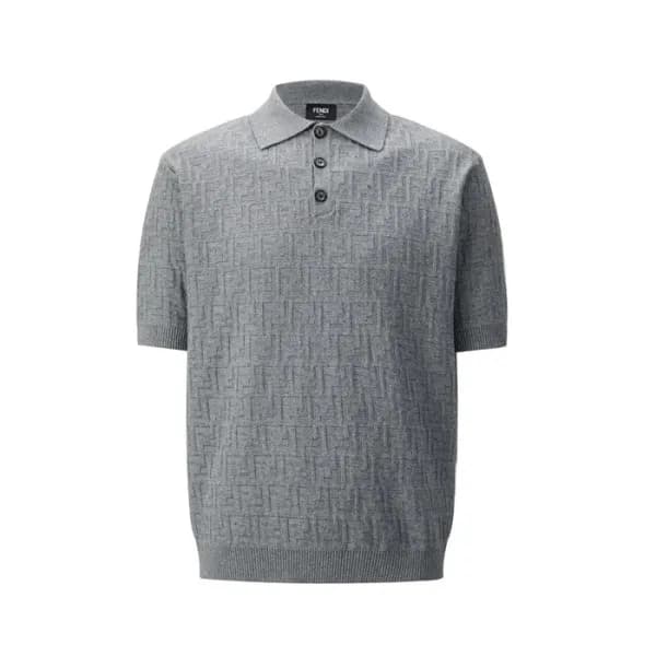 펜디 남성 폴로 반팔 티셔츠 - Fendi Mens Polo Tshirt - fec1412… - 1