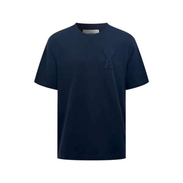 아미 남성 오버사이즈 티셔츠 - Ami Mens Oversized Tshirt - amc1… - 1