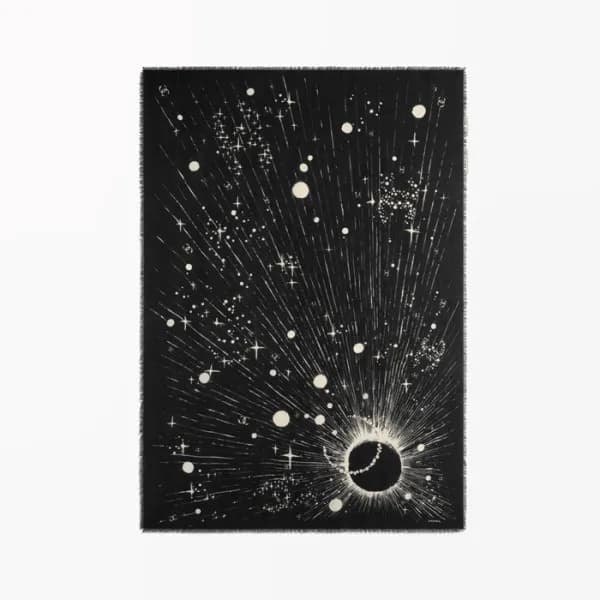 샤넬 여성 우주 스톨 - Chanel Womens Universe Stole - acc78… - 1
