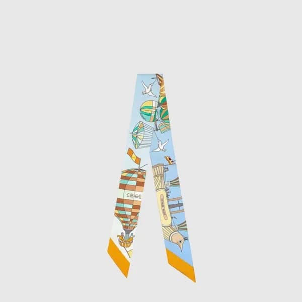 에르메스 여성 레 폴리 뒤 시엘 트윌리 - Hermes Womens Les Folies D… - 1