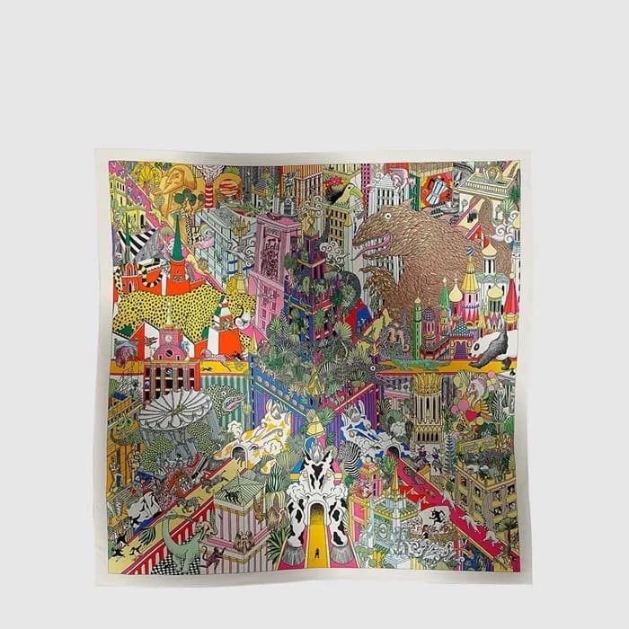 에르메스 여성 애니마폴리스 숄 - Hermes Womens Animapolis Shawl - acc8899x - 1