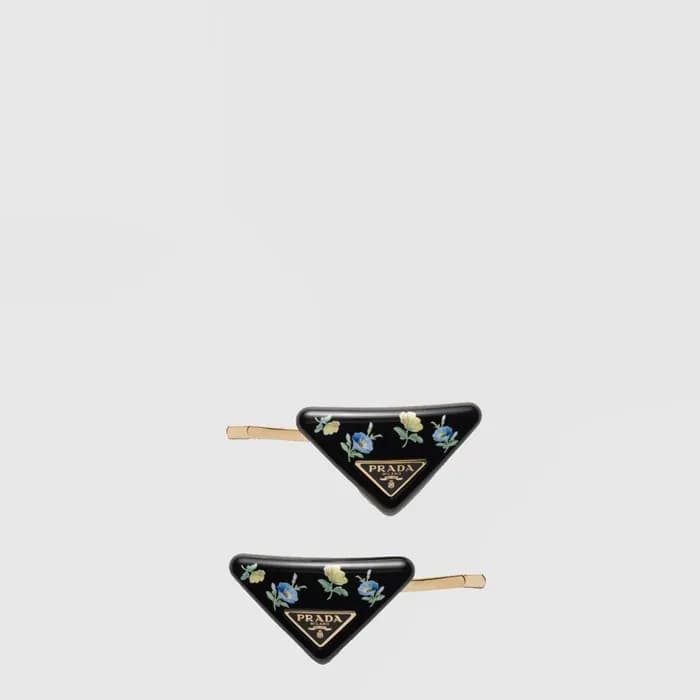 프라다 여성 플렉시글라스 메탈 헤어 바렛 - Prada Womens Plexiglass Metal Hair Barrett - acc10249x - 1