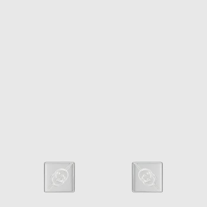 구찌 여성 다이애그널 인터로킹 G 이어링 - Gucci Womens Diagonal Interlocking G Earring - acc10757x - 1