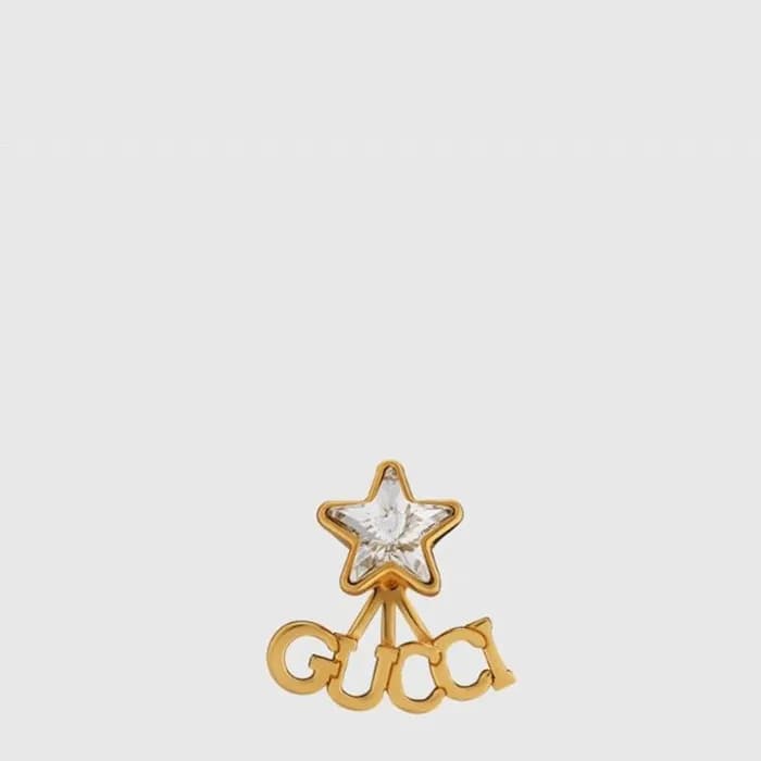구찌 여성 스크립트 싱글 이어링 - Gucci Womens Script Single Earring - acc10846x - 1