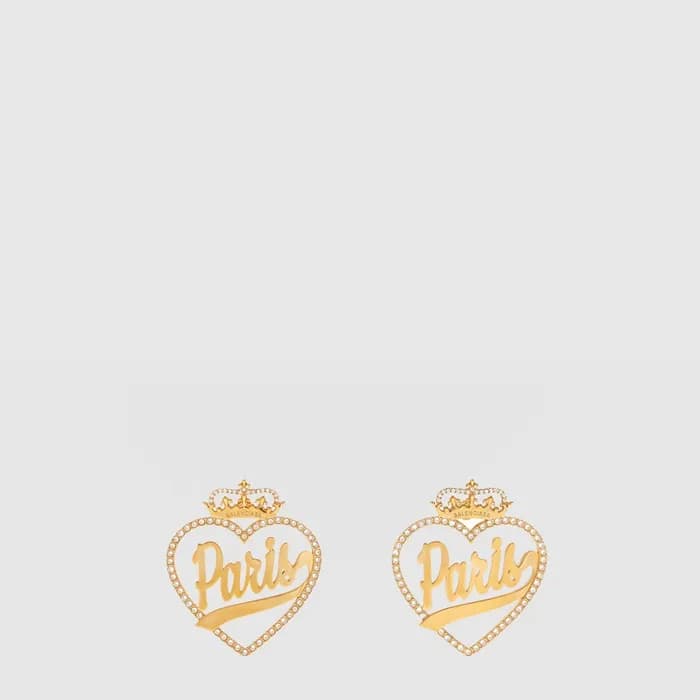 발렌시아가 여성 하트 이어링 - Balenciaga Womens Heart Earring - acc11007x - 1