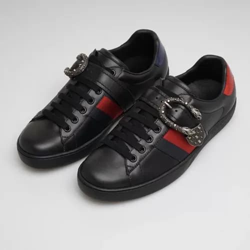 GUCCI 2018 MENS LEATHER SKEAKERS - 구찌 남성 레더 스니커즈 G… - 1