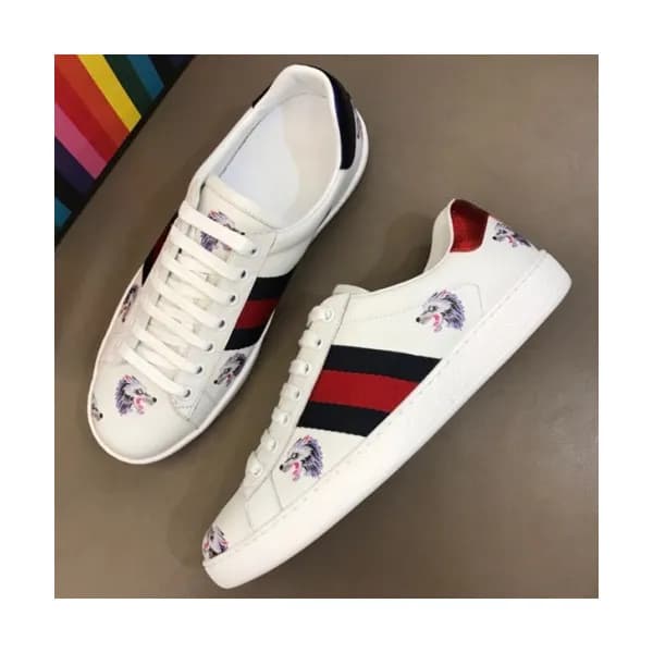 GUCCI 2018 MENS LEATHER SKEAKERS - 구찌 남성 레더 스니커즈 G… - 1