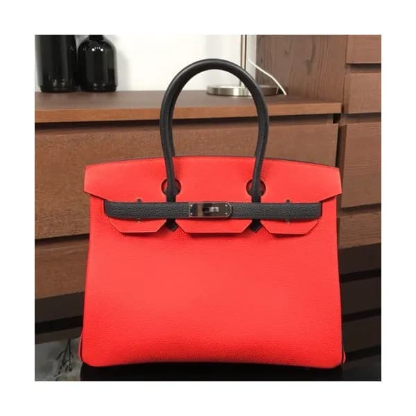 Hermes Birkin Togo Leather Tote Shoulder Bag ,30cm… - 1