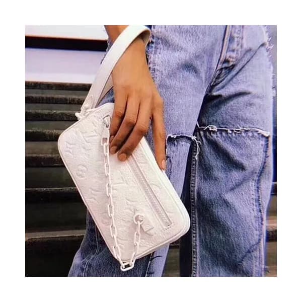 Louis Vuitton Clutch Pouch Hand Bag,22cm - 루이비통 클러… - 1