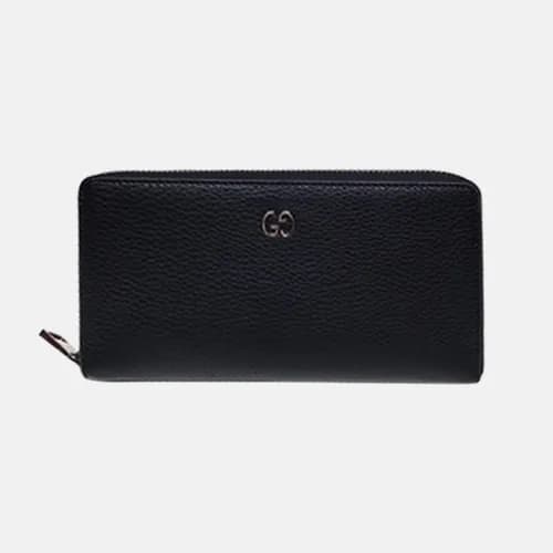 Gucci 2019 Mens Leather Zip Around Long Wallet 473… - 1