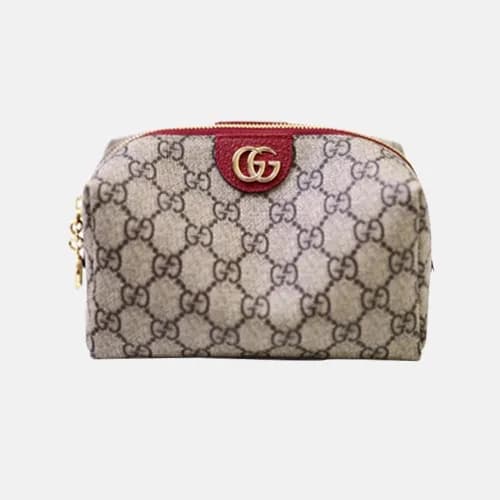 Gucci 2019 Ophidia GG Cosmetic Case Hibiscus Supre… - 1