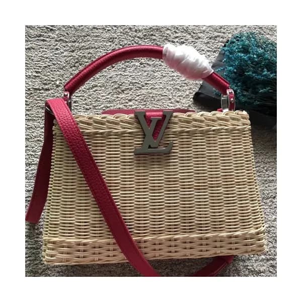 Louis Vuitton Capucines Tote Shoulder Bag,27cm - 루… - 1