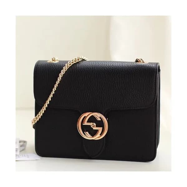 Gucci Interlocking Chain Shoulder Bag,20CM - 구찌 인터… - 1