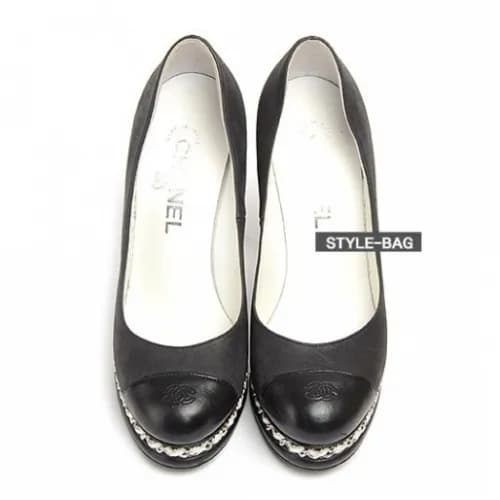 Chanel 2019 Women's Two-Tone Chain Slingback -… - 1