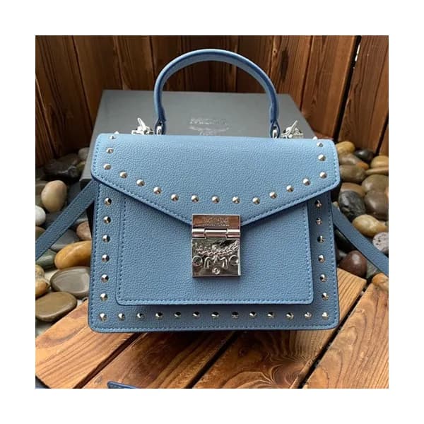 MCM Patricia Leather Tote Shoulder Bag,21cm - 엠씨엠 … - 1