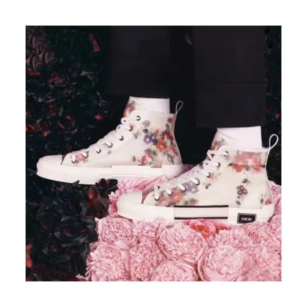 Dior x Kaws 2019 Mm/Wm Logo Canvas Sneakers - 디올 남… - 1