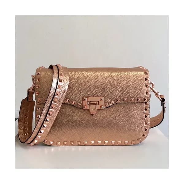Valentino 2019 Leather Garavani Rockstud Shoudler … - 1
