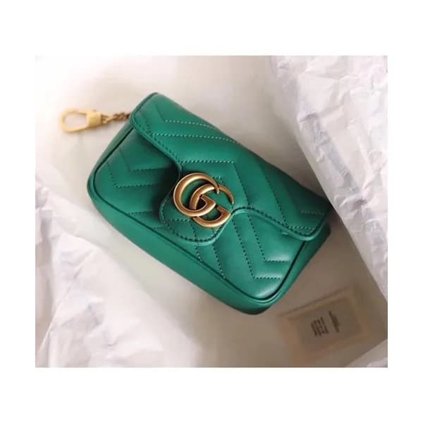 Gucci GG Marmont Matlase Super Mini Women Shoulder… - 1