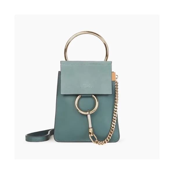 Chole 2019 Faye Leather Mini Shoulder Bag / Phone … - 1