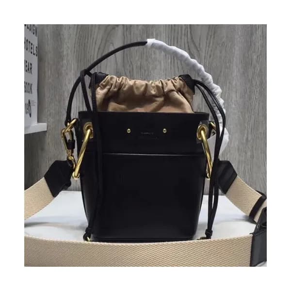 Chole 2019 Roy Leather Bucket Tote Shoulder Bag, 2… - 1