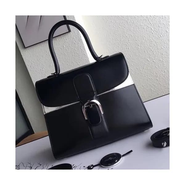 Delvaux 2019 Brillant Frence Box Leather Tote Shou… - 1