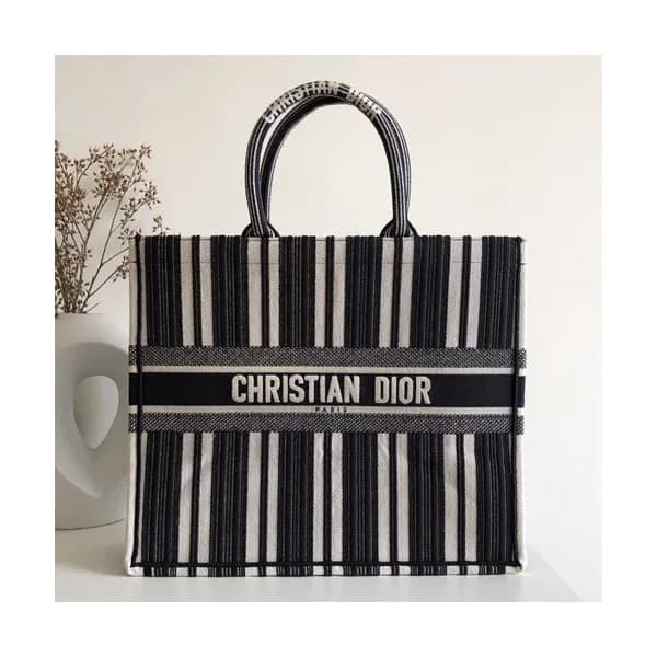Dior 2019 Women Canvas Book Tote Shopper Bag ,41.5… - 1