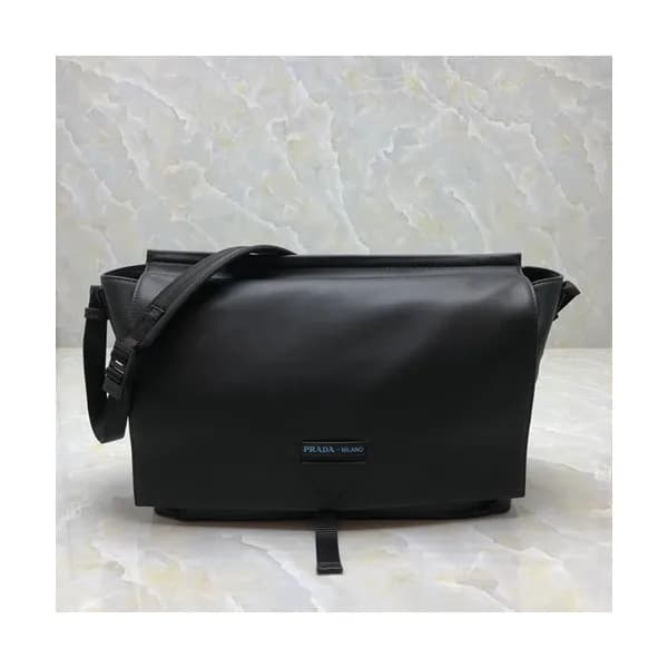 Prada 2019 Leather Shoulder Bag,35CM - 프라다 2019 레더… - 1