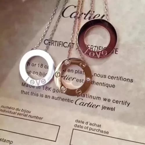 CARTIER Choker 18k Rose Gold - 까르띠에 여성용 목걸이 18K… - 1