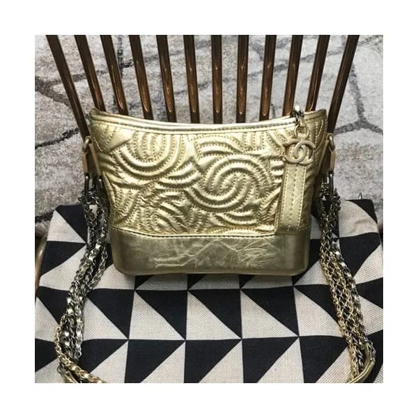 Chanel 2019 Gabrielle Hobo Leather Shoulder Bag ,2… - 1