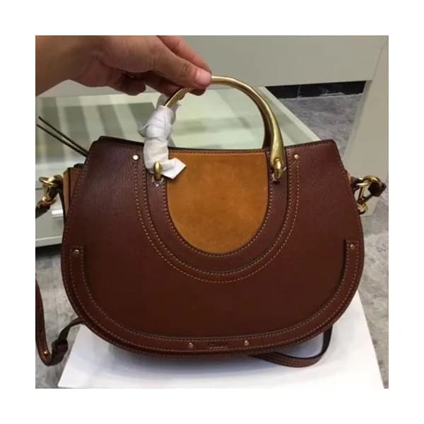 Chole 2019 Pixi Leather Tote Shoulder Bag, 29cm - … - 1