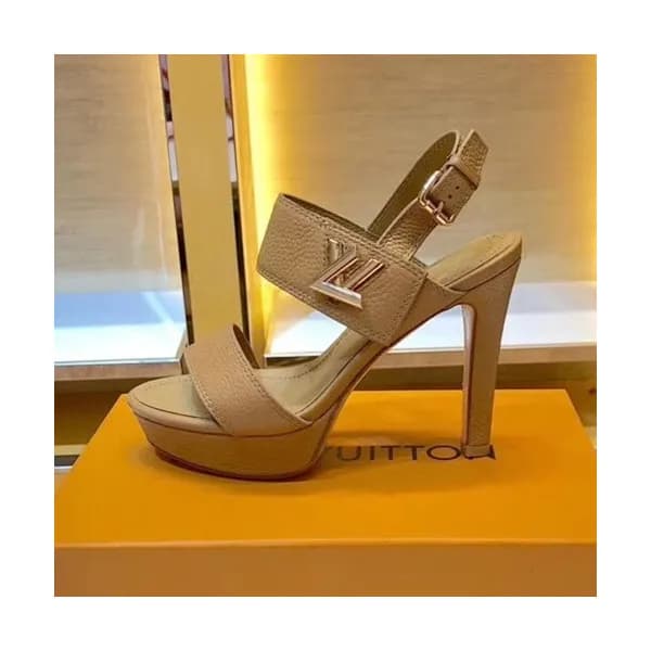 Louis Vuitton 2019 Ladies Leather High Heel Sandal… - 1