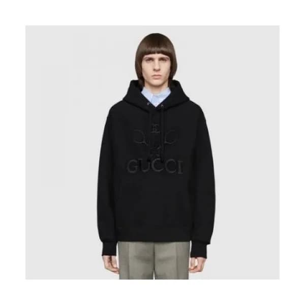 Gucci 2019 Mens Logo Oversize Cotton Hood Tee - 구찌… - 1