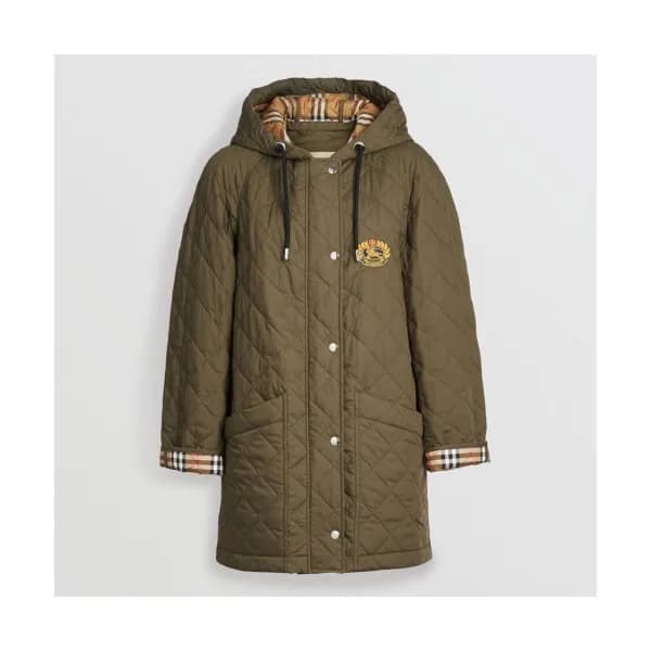 Burberry 2019 Womens Vintage Logo Long Down Paddin… - 1