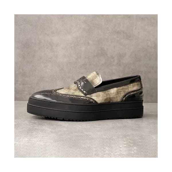 Prada 2019 Mens Leather Shoes - 프라다 2019 남성용 레더 슈즈… - 1