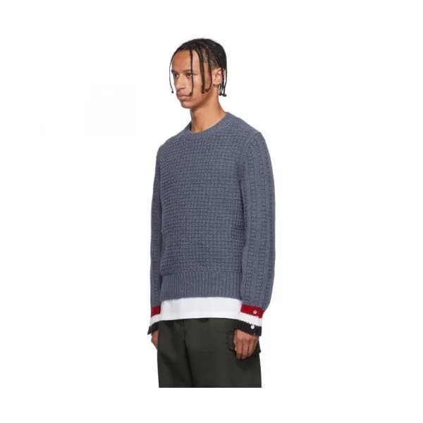 Thom Browne 2019 Mens Strap Crew-neck Sweater - 톰브… - 1