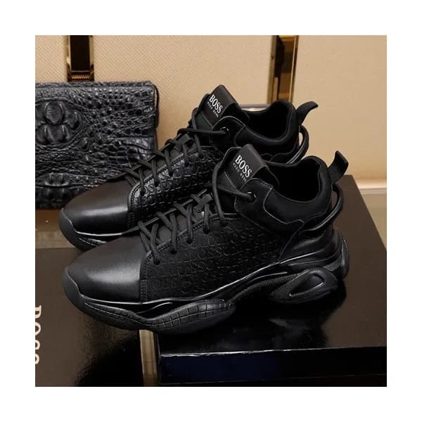 Hugo Boss 2019 Mens Leather Running Shoes - 휴고보스 2… - 1
