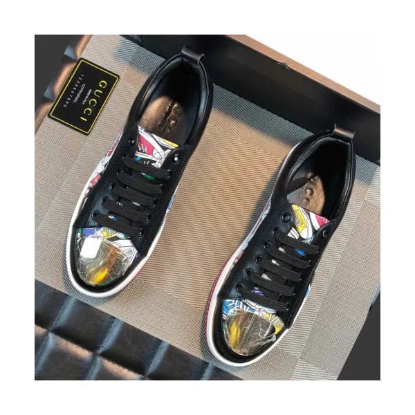 Gucci 2019 Mens Leather Sneakers - 구찌 2019 남성용 레더 … - 1