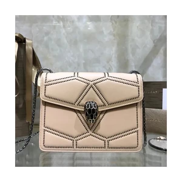 Bvlgari 2019 Serpenti Chain Tote Shoulder Bag,20cm… - 1
