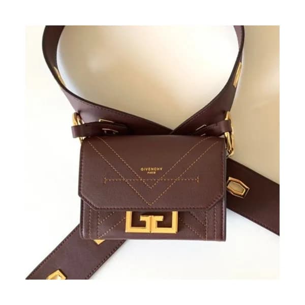 Givenchy 2019 Eden Leather Shoulder Bag / Hip Sack… - 1