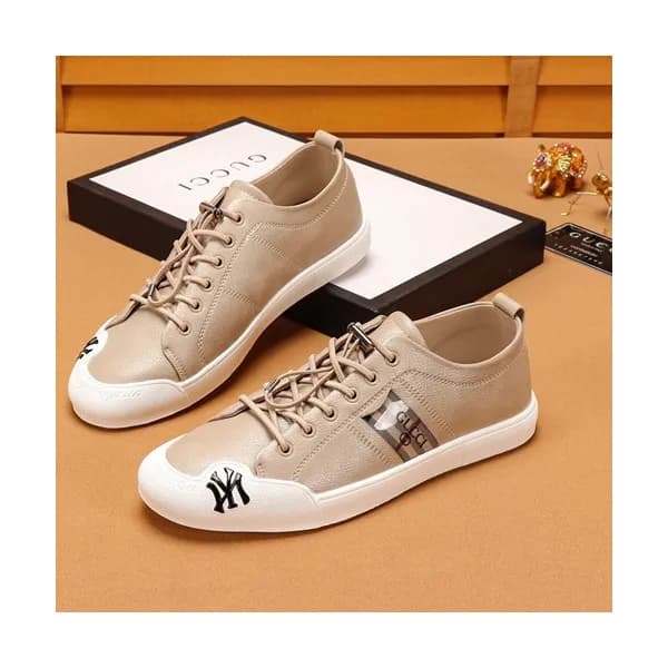 Gucci 2019 Mens Leather Sneakers - 구찌 2019 남성용 레더 … - 1