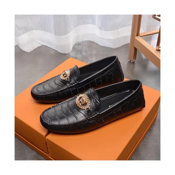 Versace 2020 Mens Leather Loafer - 베르사체 2020 남성용 … - 1