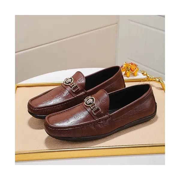 Versace 2020 Mens Leather Loafer - 베르사체 2020 남성용 … - 1
