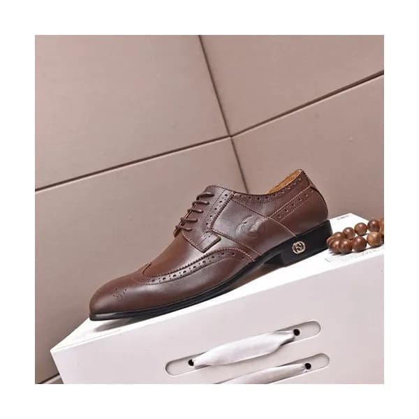 Gucci 2020 Mens Leather Oxford Shoes - 구찌 2020 남성… - 1