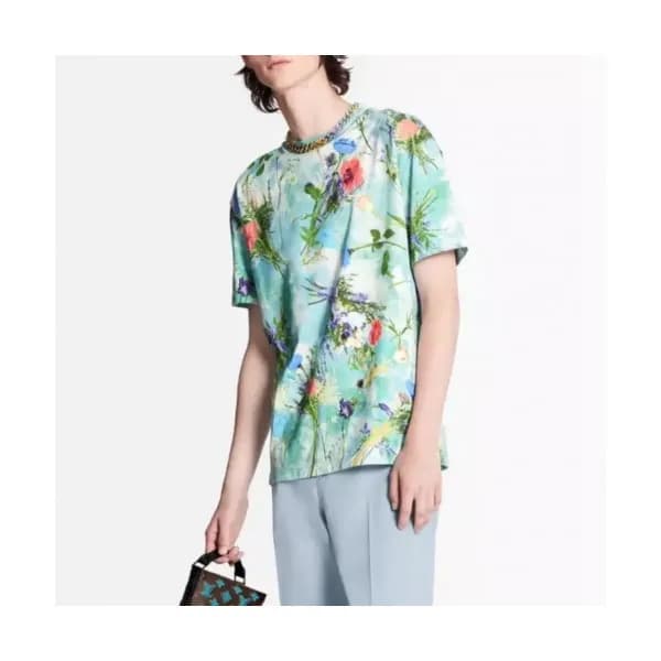 [루이비통]Louis vuitton 2020 Mens Crew-neck Silket Sho… - 1