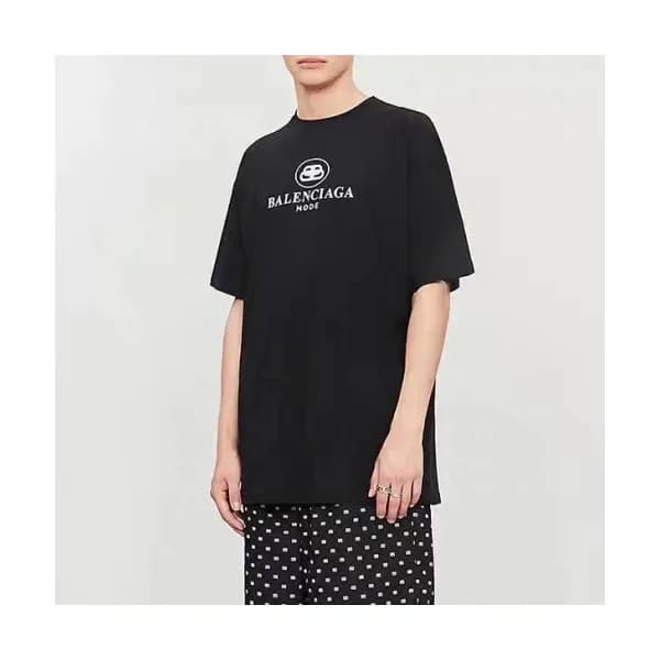 [발렌시아가]Balenciaga 2020 Mm/Wm Logo Cotton Short Sle… - 1