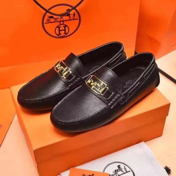 [업 신상]Hermes 2020 Mens Leather Loafer - 에르메스 2022 … - 1