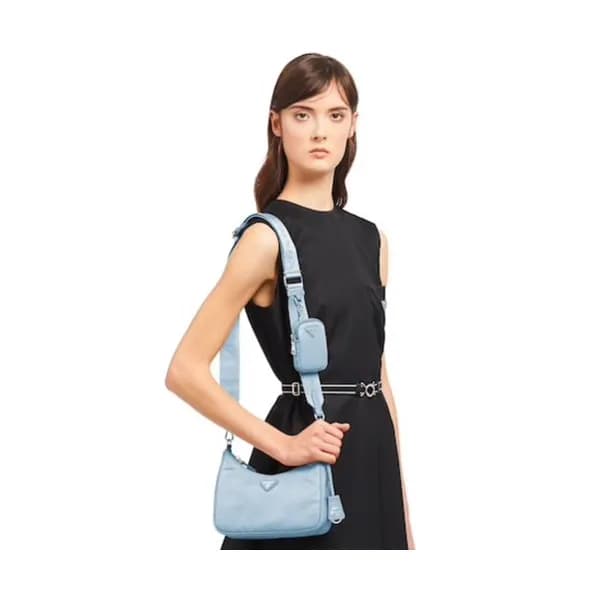 Prada 2020 Nylon Hobo Tote Shoulder Bag,22CM - 프라다… - 1