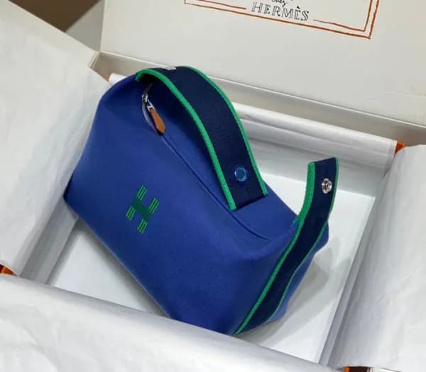 Hermes 2020 Ladies Canvas Pouch Bag ,25cm - 에르메스 2… - 1