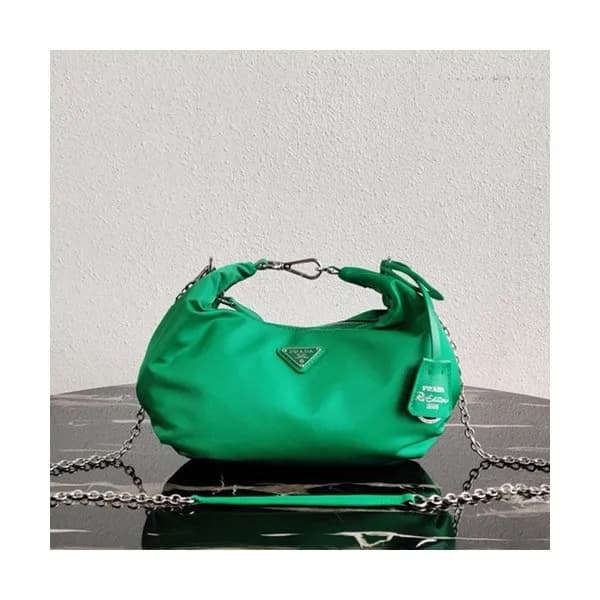 Prada 2020 Nylon Hobo Tote Shoulder Bag,27CM - 프라다… - 1