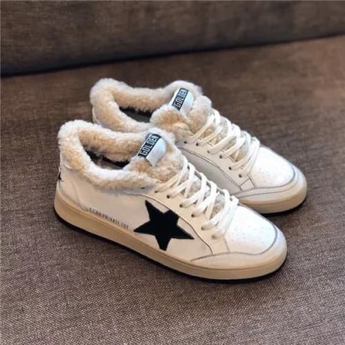 Golden Goose 2020 Women's Leather Wool Sneaker… - 1